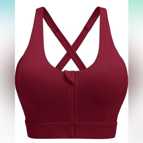 CoolRun Wirefree High Support Exercise and Offers Back Support Sports Bra | NEW - Picture 1 of 10